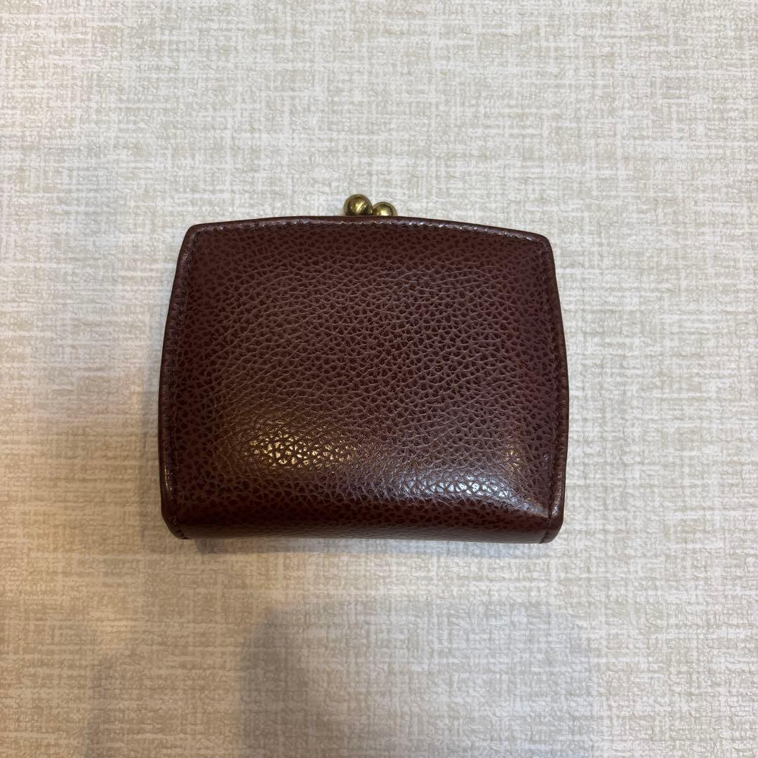 OLD COACH オールドコーチ がま口 ケース イタリア製 オールドコーチ ☆ レザー がま口 折財布 レッド イタリア製 COACH