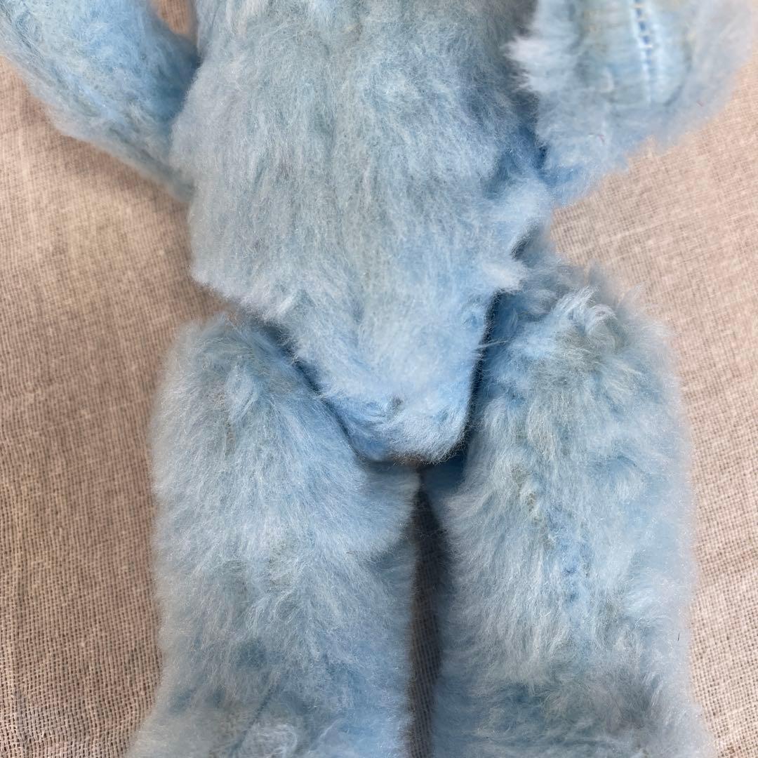 ドイツ アンティークベア ヴィンテージベア 珍しい水色ベア