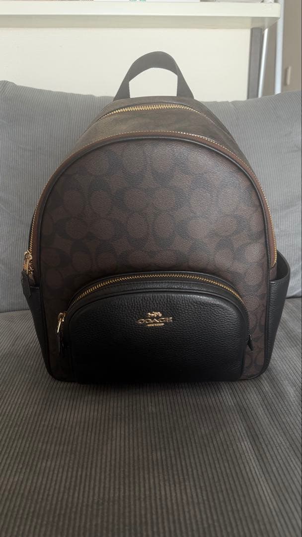 coach コーチ ラージ コート バックパック・シグネチャー キャンバス COACH OUTLET｜【公式】ラージ コート バックパック・シグネチャー