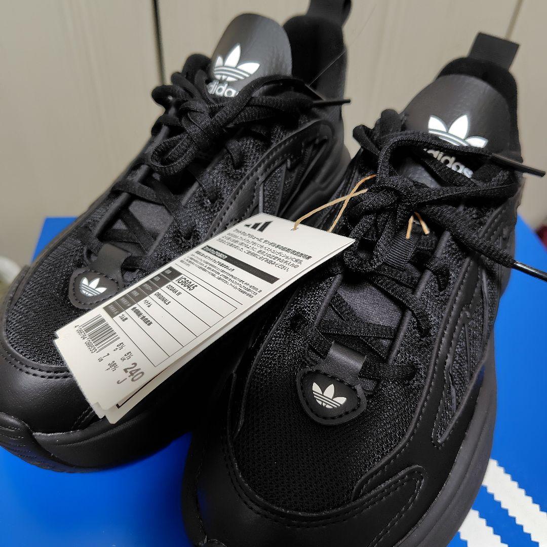 新品未使用】adidas オズガイアスニーカーブラック24.5cm