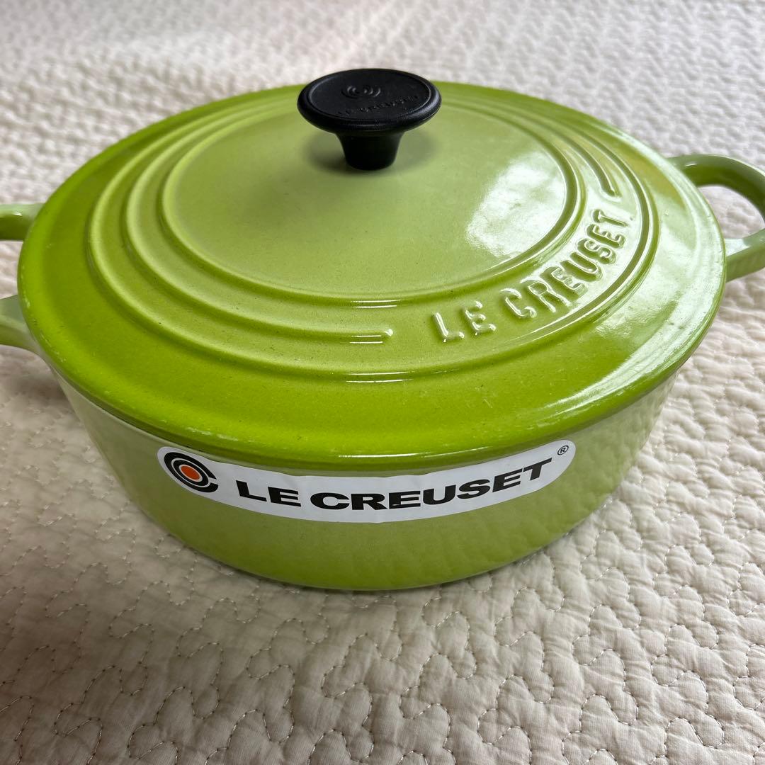 LE CREUSET グリーン 両手鍋 Amazon｜[ ル・クルーゼ] Le Creuset 両手鍋 シグニチャー ココット