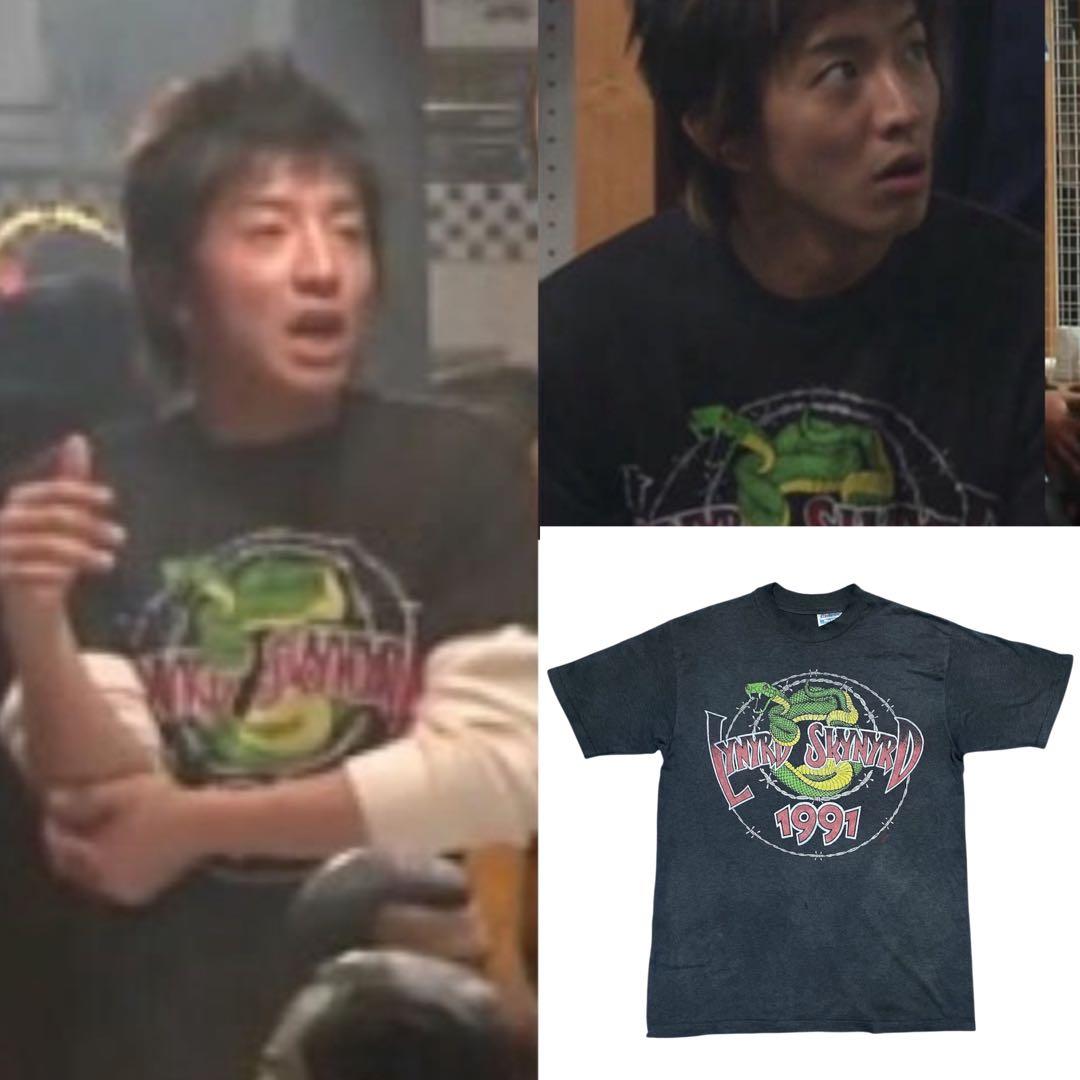 キムタク着 Lynyrd Skynyrd Tシャツ プライド ビンテージ 90's LYNYRD SKYNYRD 1991 TOUR Tシャツ 【0521A38】 | 【公式】Thrift