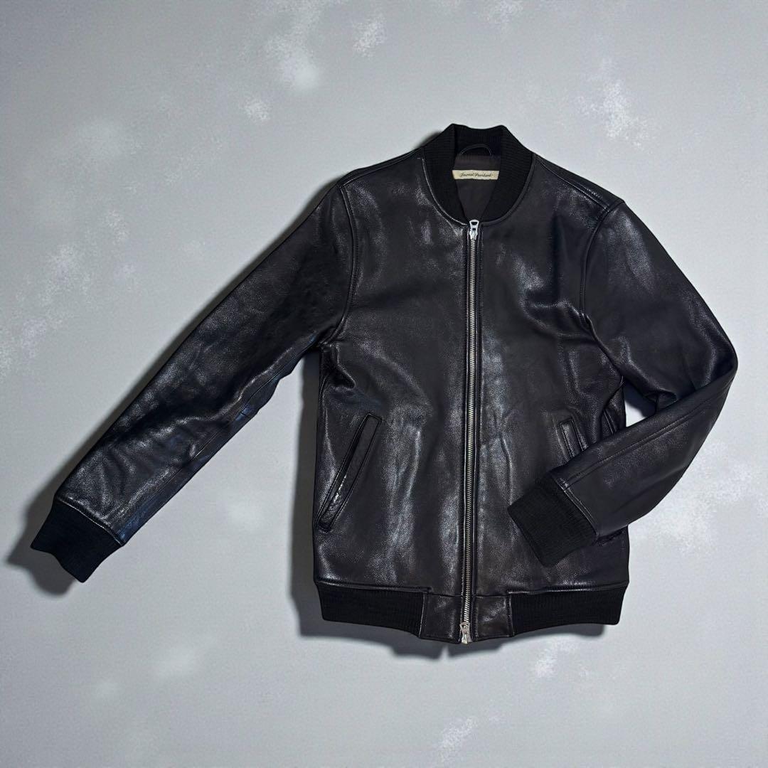 【美品】ジャーナルスタンダード MA-1 レザー ジャケット 本革 ブルゾン M JOURNAL STANDARD（ジャーナルスタンダード） ブルゾン アウター ラム