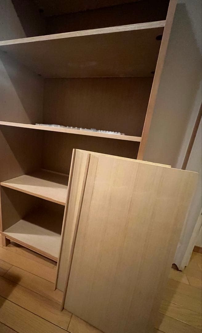 組み合わせて使える木製収納・本体・ミドルタイプ・奥行40cm