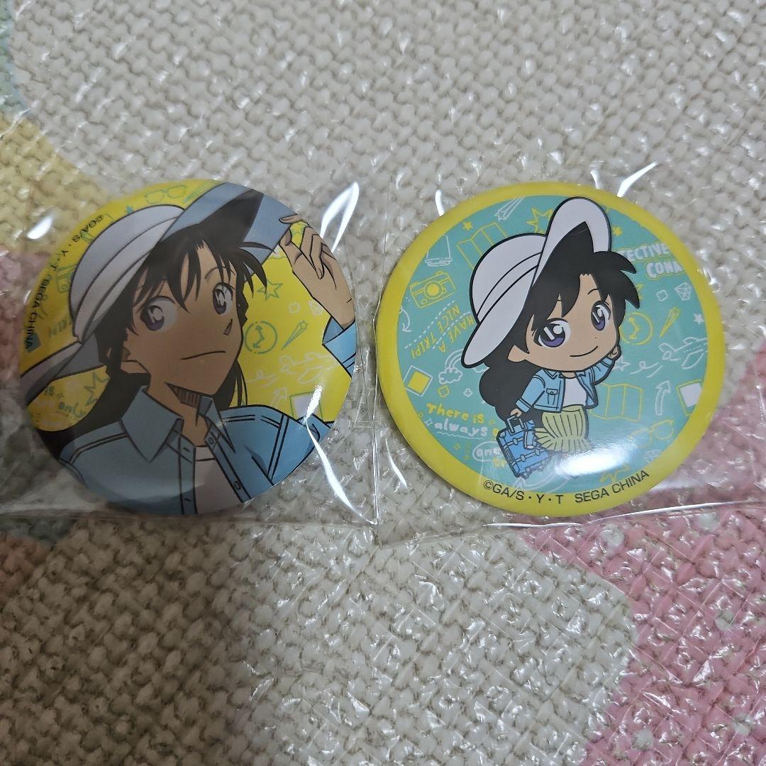 名探偵コナン 毛利蘭 缶バッジ 2個セット - メルカリ