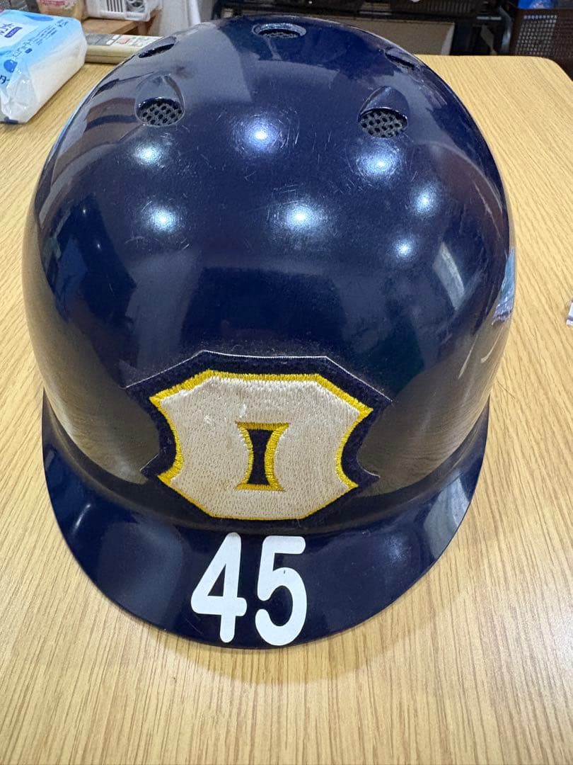 阪神タイガース 復刻大阪タイガースキャッチャーヘルメット2011 清水選手 阪神タイガース 復刻大阪タイガースキャッチャーヘルメット2011 清水