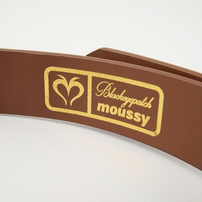 BEP HEART STUDS BELT BROWN