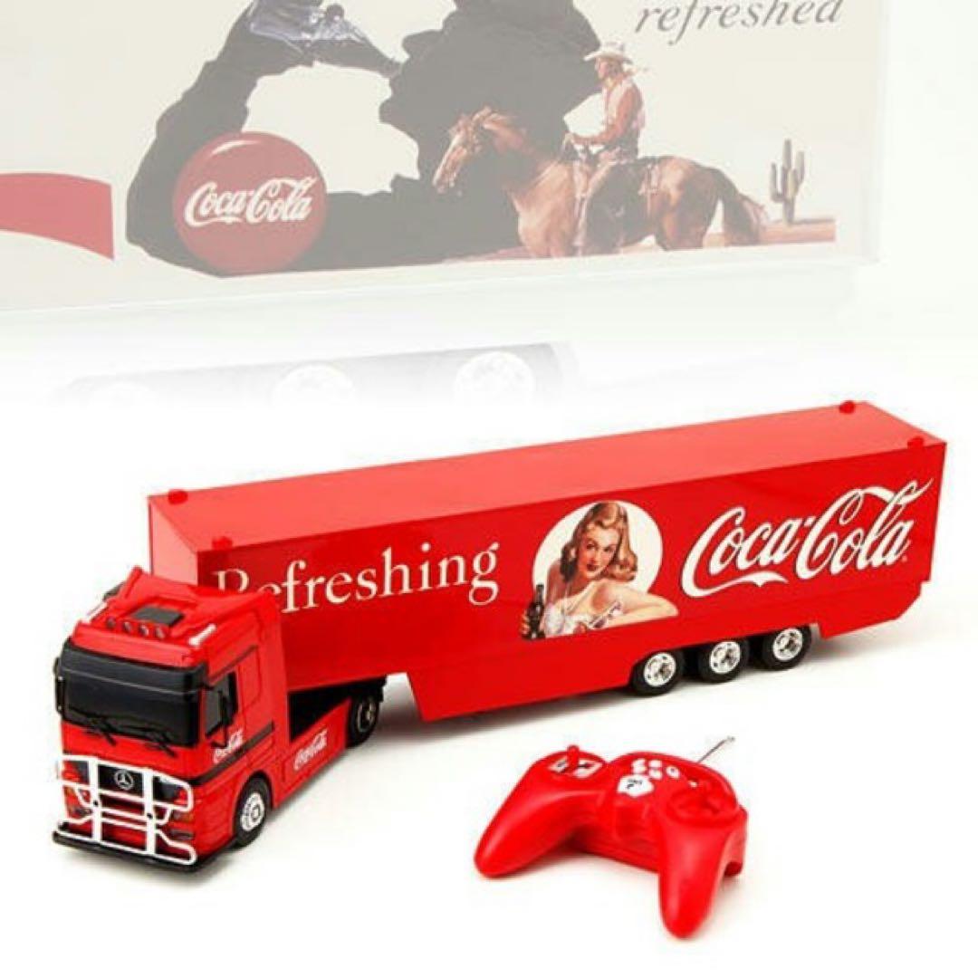 希少！ 特大 コカコーラ トレーラー ラジコン 全長70cm 120周年記念品