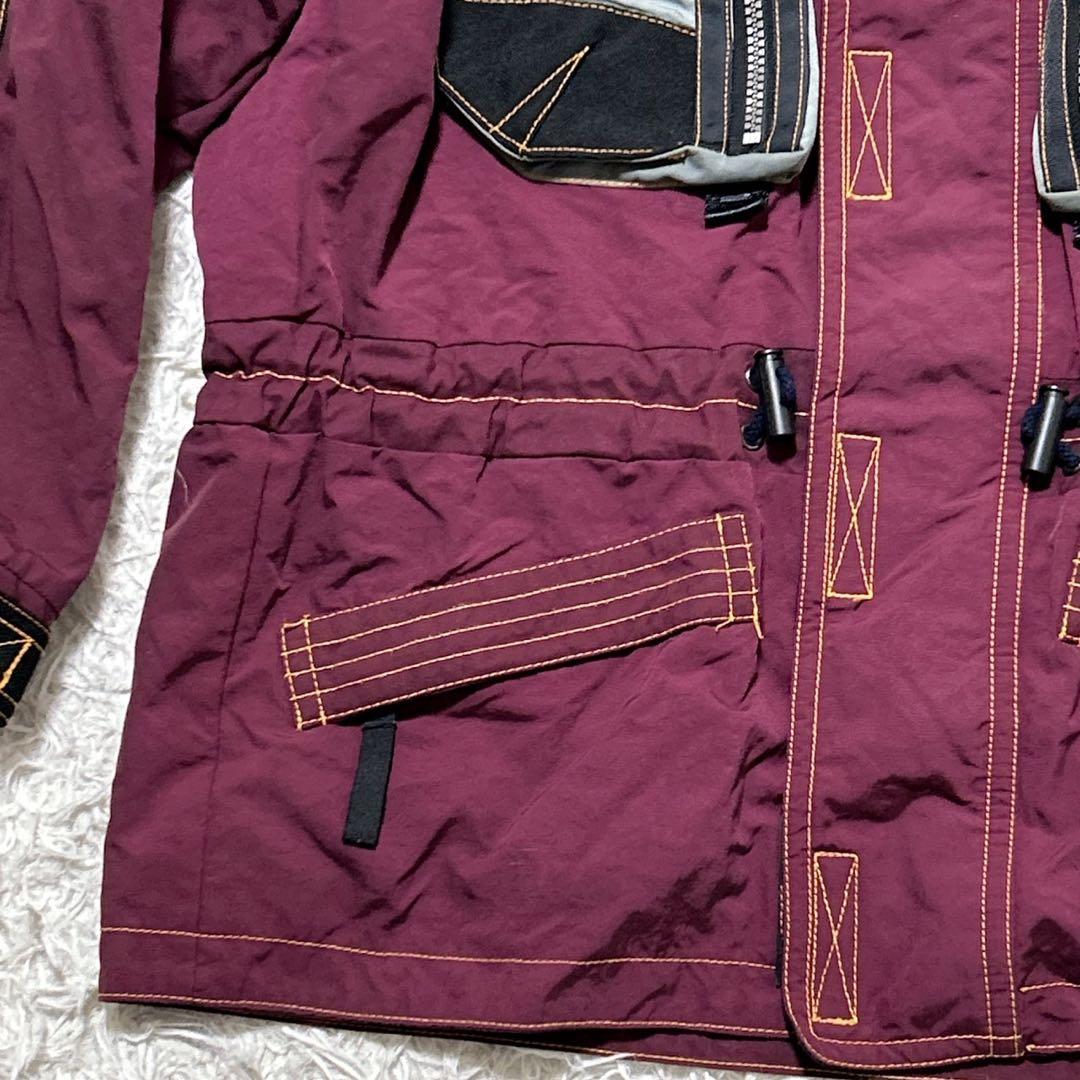 2414】FABLICE レアカラー スキーウェア エンジ色 M-激安 オンライン店