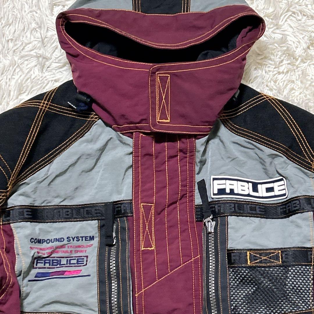 2414】FABLICE レアカラー スキーウェア エンジ色 M-激安 オンライン店