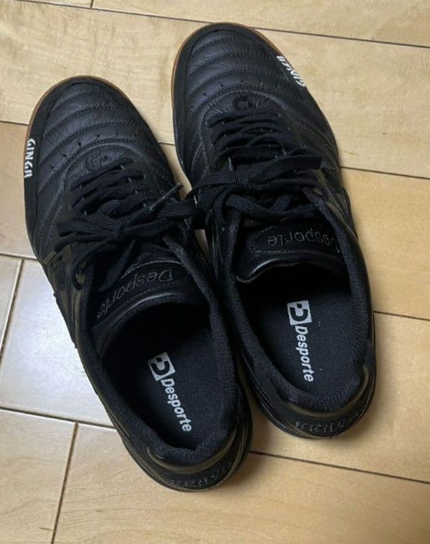 デスポルチ GINGA ブラック フットサルシュ ズ サイズ 27センチ 美品