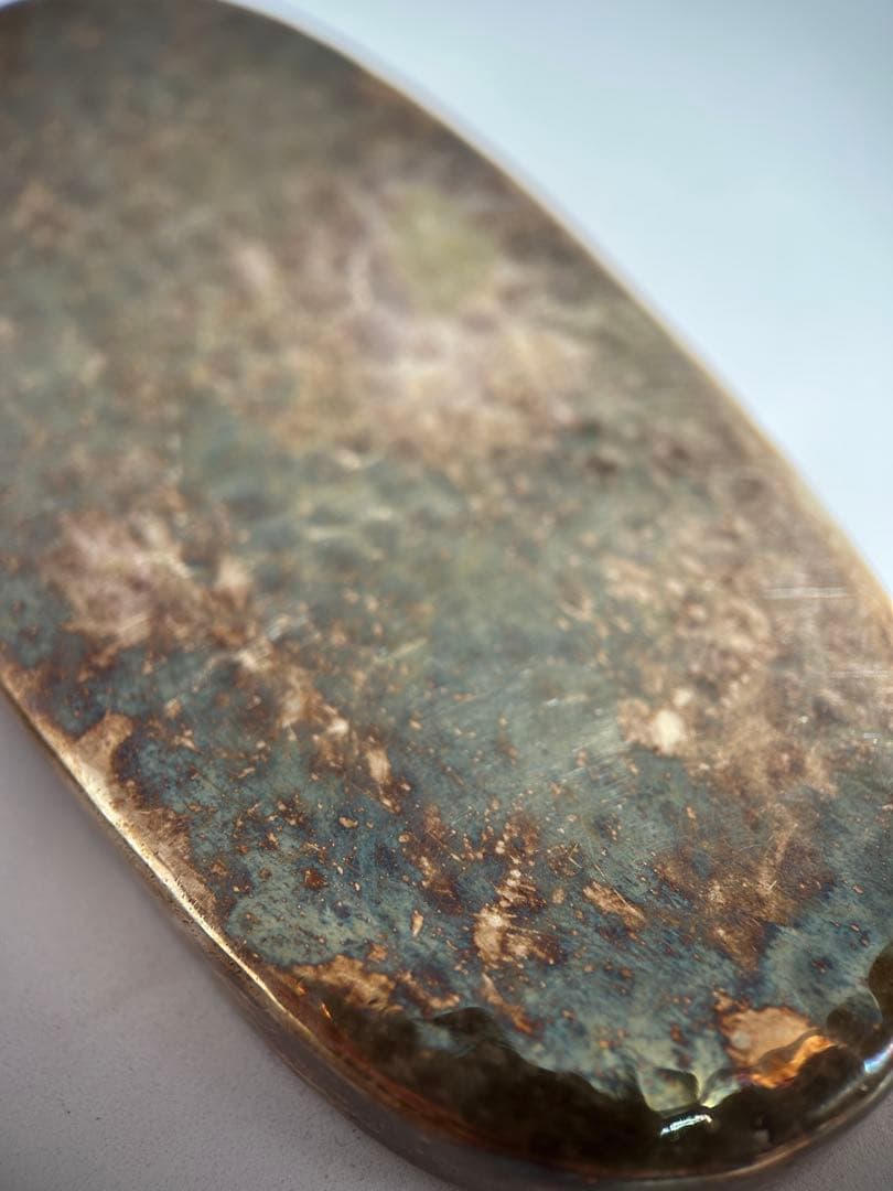 銀製 三越 Mitsukoshi 携帯灰皿 小物入れ 槌目加工 34g