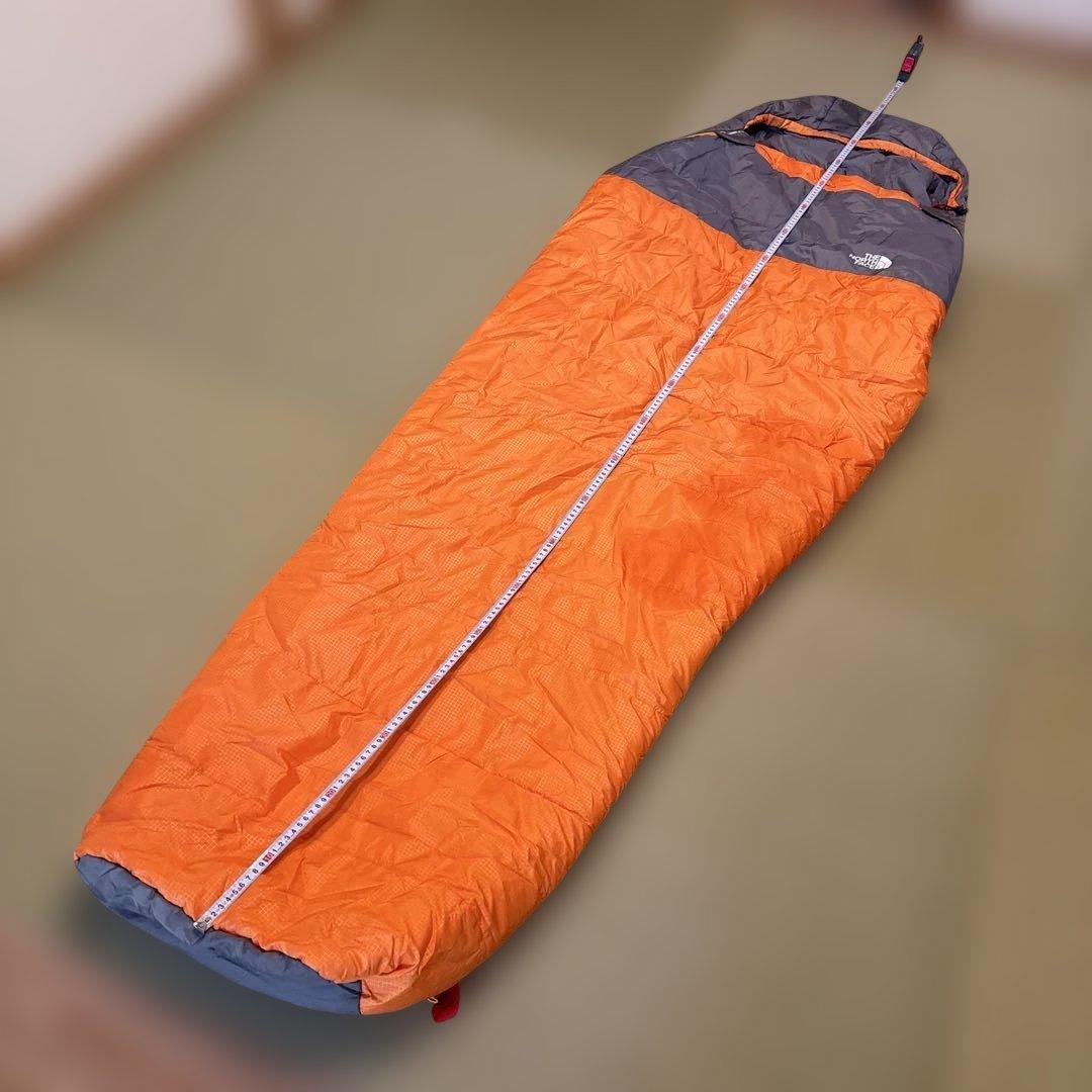 THE NORTH FACE 寝袋 ALEUTIANオレンジ/グレー ロング - メルカリ