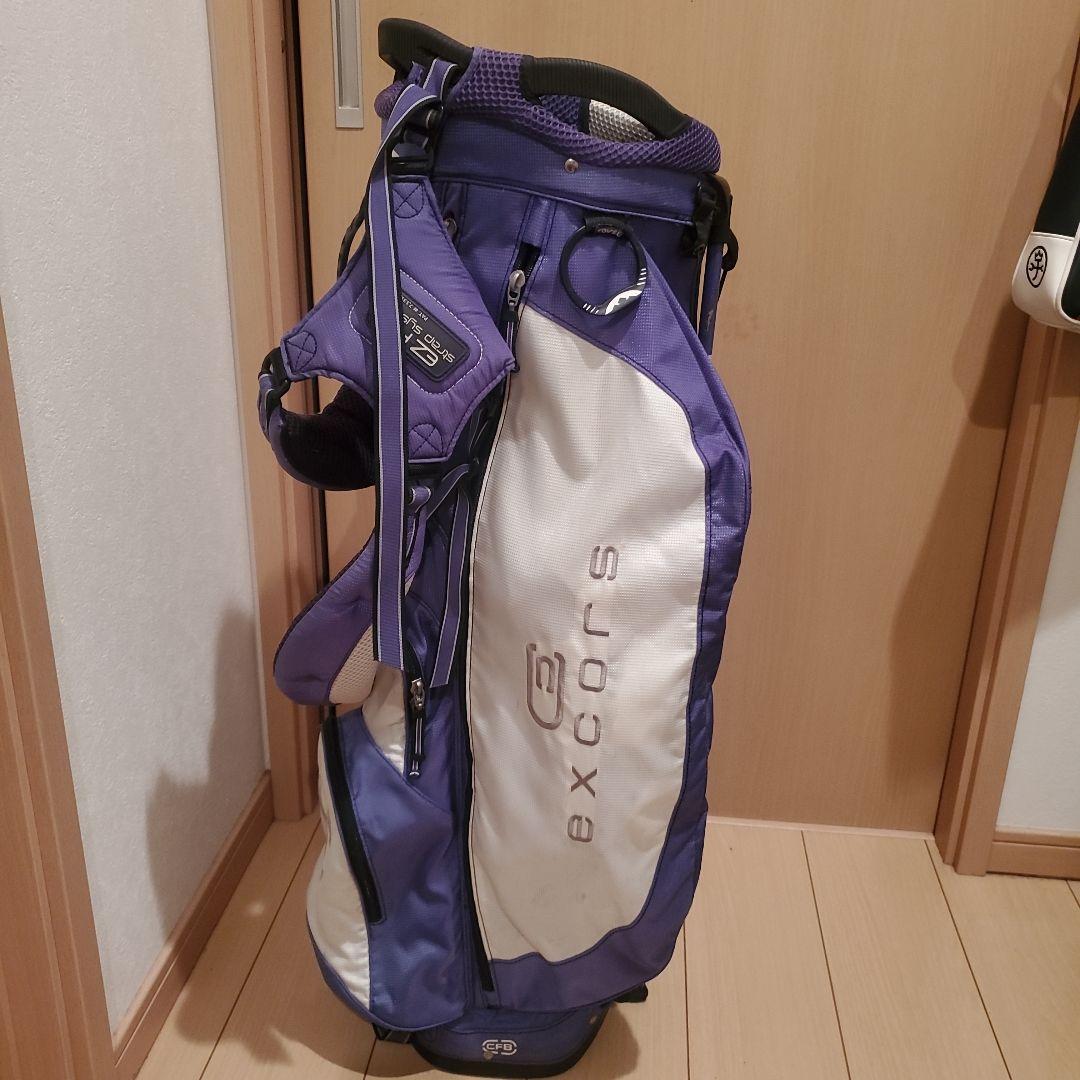 サンマウンテン 紫色 キャディバッグ GO/LOOK!（ゴルック）｜【GO/LOOK!限定販売】SUN MOUNTAIN× Kuchibue