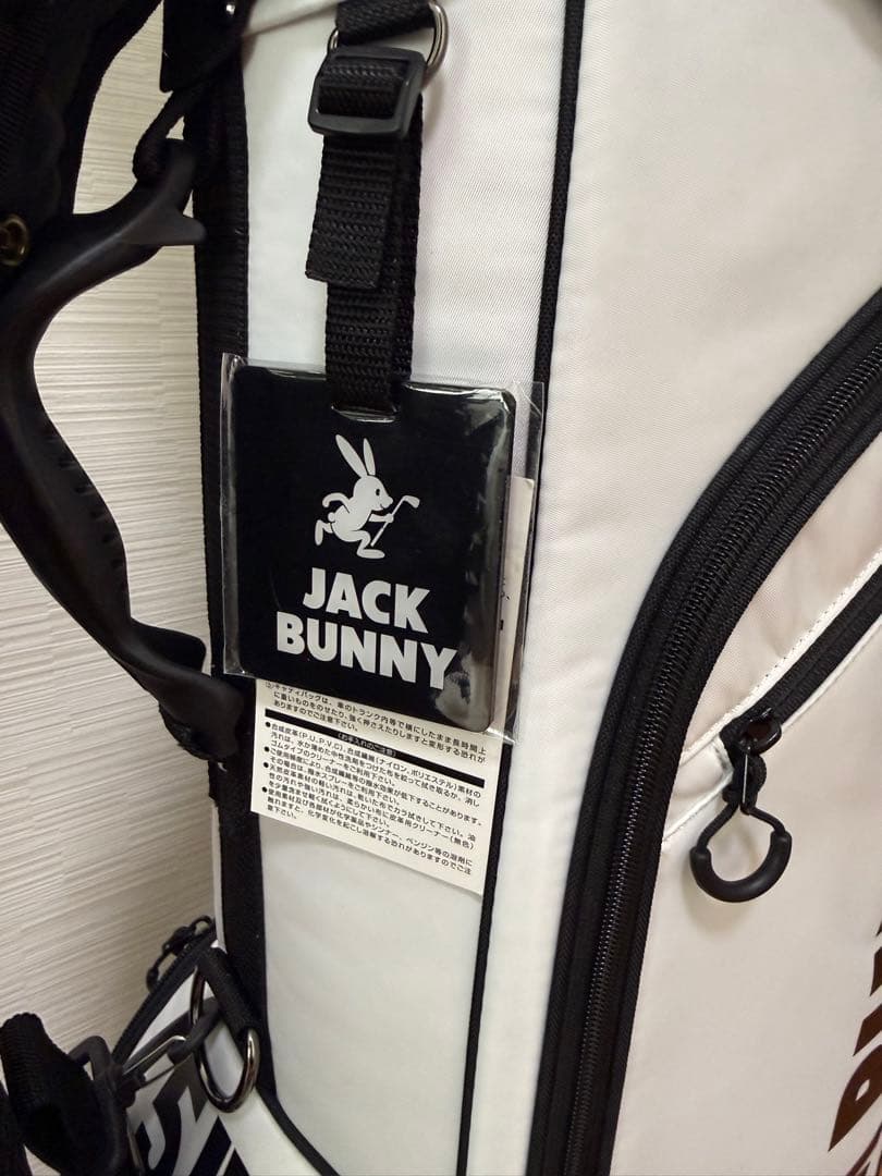 新品 パーリーゲイツ ジャックバニー キャディバッグ 46インチ