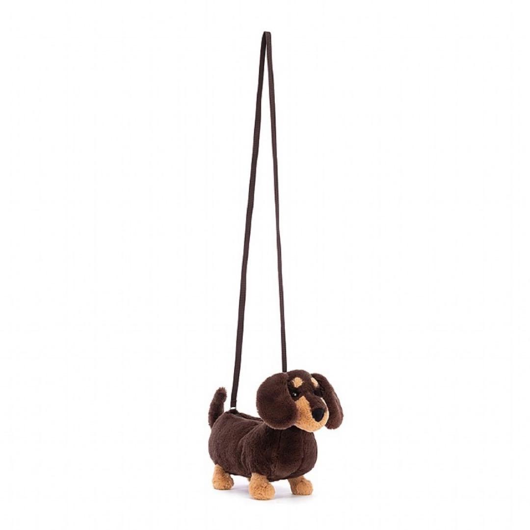 新品 ジェリーキャット 犬 ダックスフンド ポシェット カバン バッグ