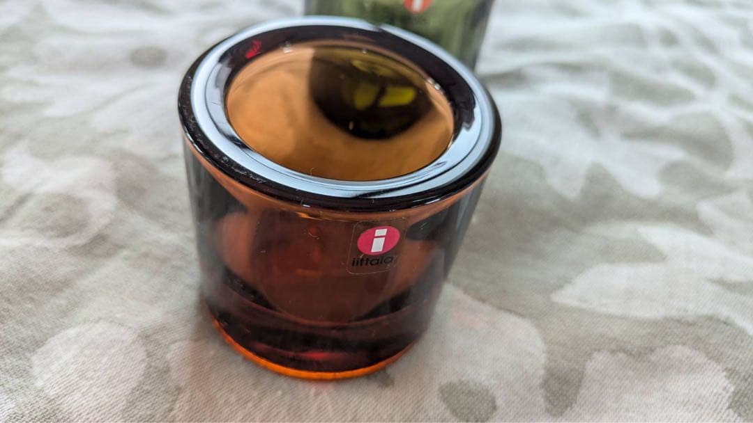  kivi キャンドルホルダー セビリアオレンジ、モスG セット iittala/イッタラ Kivi/キヴィ キャンドルホルダー セビリアオレンジ