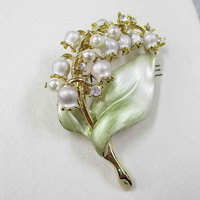 VENDOME BOUTIQUE イヤリング ブローチ セット すずらん 美品 - メルカリ