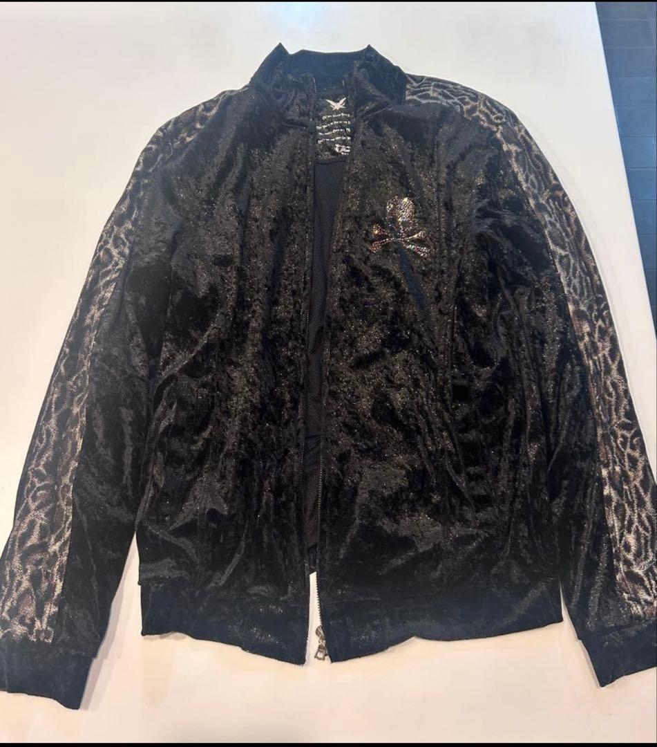 Roenロエン archive y2kベロアジャージ スカル 豹柄 Roenロエン archive y2kベロアジャージ スカル 豹柄 - メルカリ