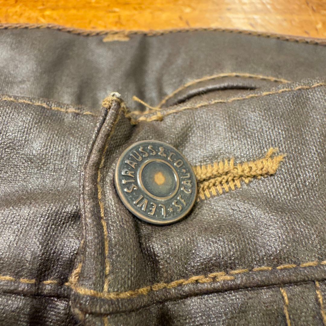 極希少 00's vintage Levi's 505-03 コーティングパンツ