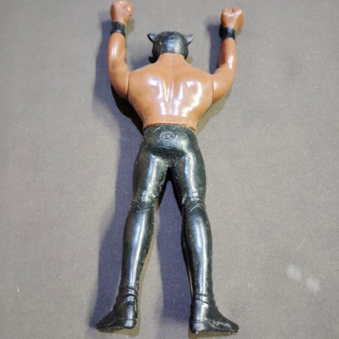 当時物　デビルピューマ　ポピー製　ソフビ　タイガマスク　梶原一樹　テレビ朝日