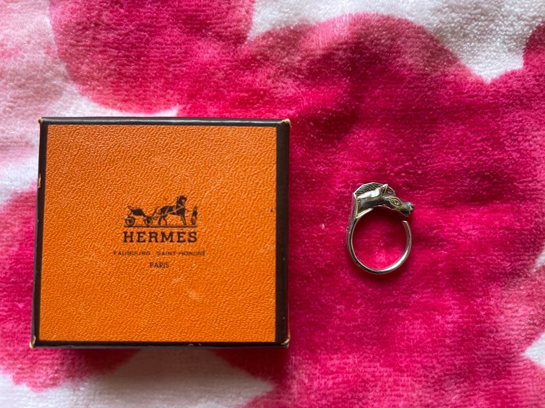 エルメスHERMES バングル指輪セットホース馬