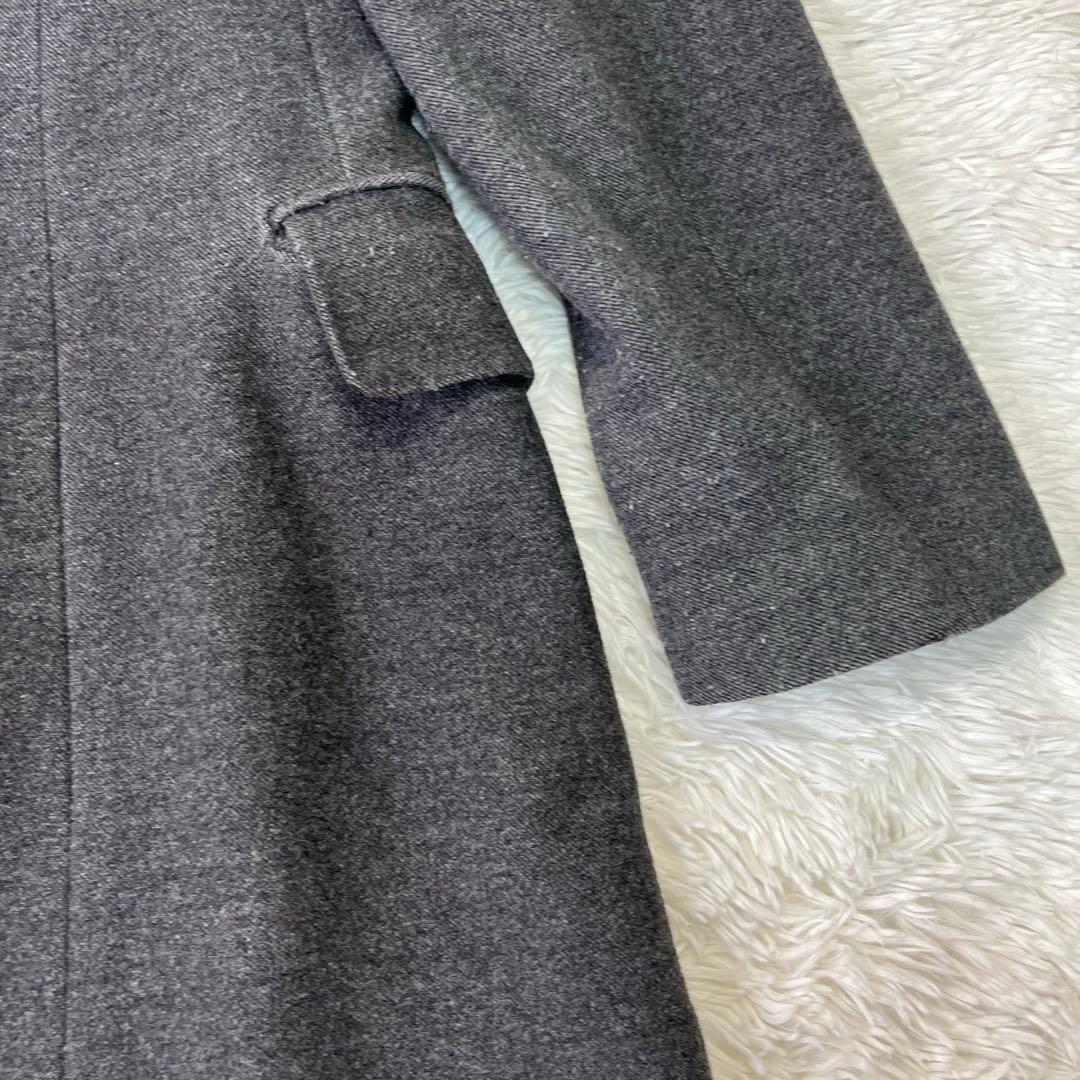 人気✨ポールスミス チェスターコート アンゴラ混 M グレー