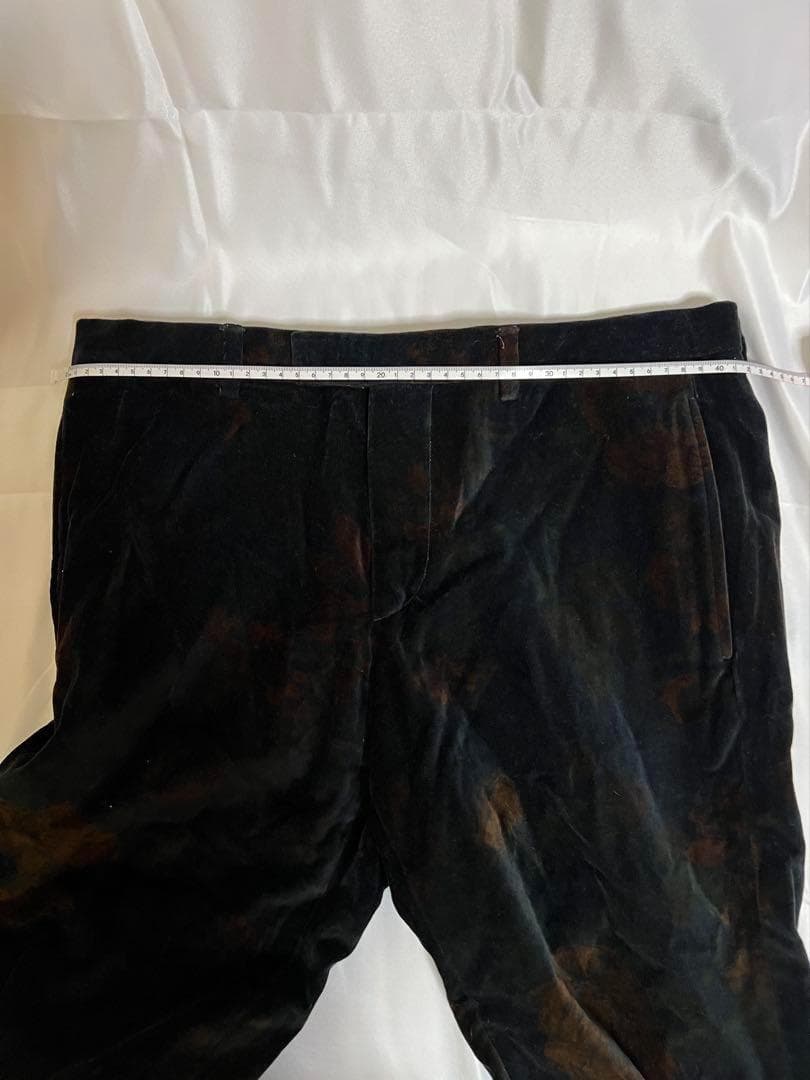 GUCCI フラワープリント ベルベットパンツ サイズ42/11号
