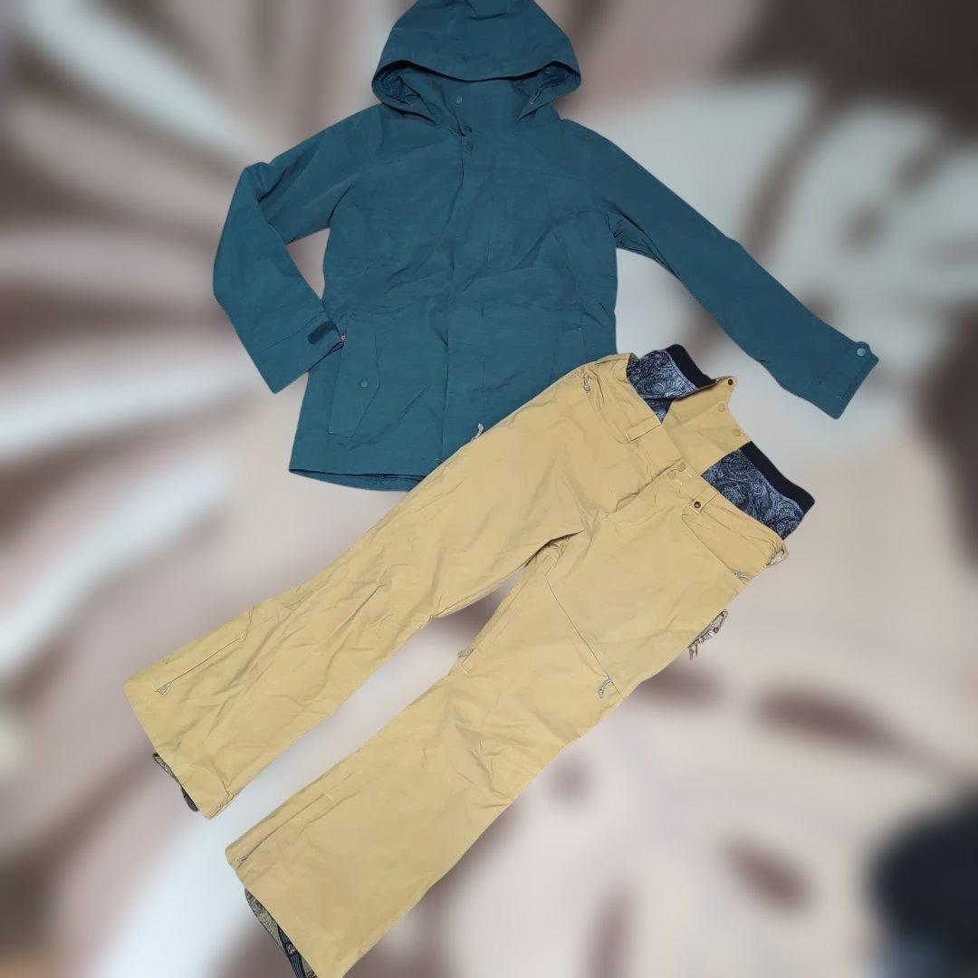 バートンBURTONスノーボードウェア上下セットレディースL BURTON（バートン） スノーボードウェア レディース BURTON Womens