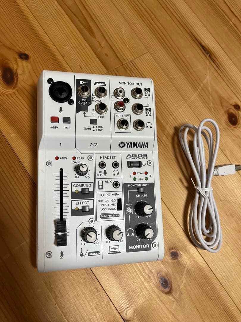 YAMAHA AG03 オーディオインターフェイス　ヤマハ Amazon.co.jp: ヤマハ YAMAHA ウェブキャスティングミキサー