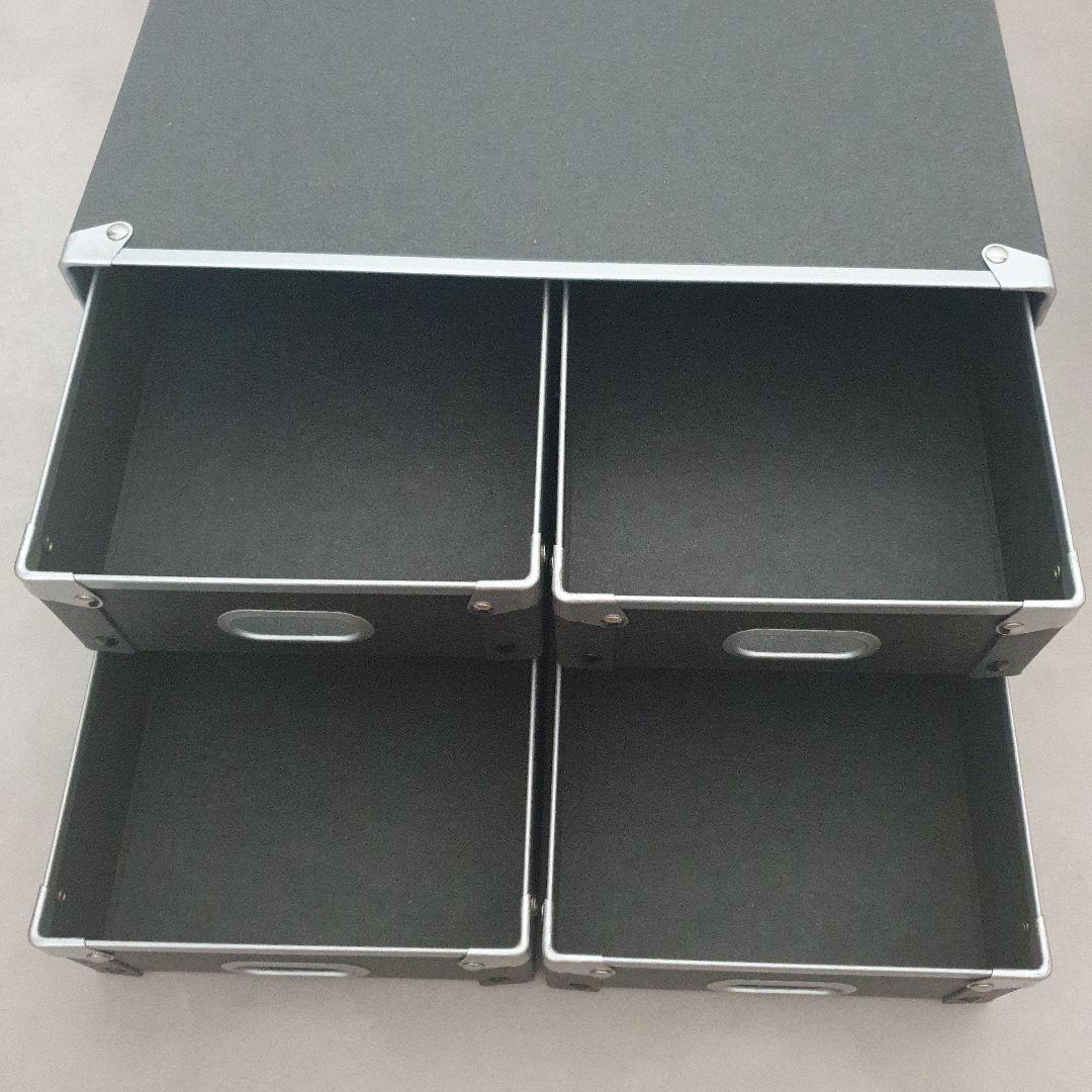 無印良品 硬質パルプボックス(ブラック) 引き出し 2個セット MUJI