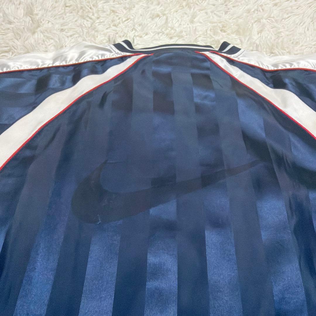 NIKEナイキ ナイロン セットアップ ネイビー メンズXL ウィンブレ