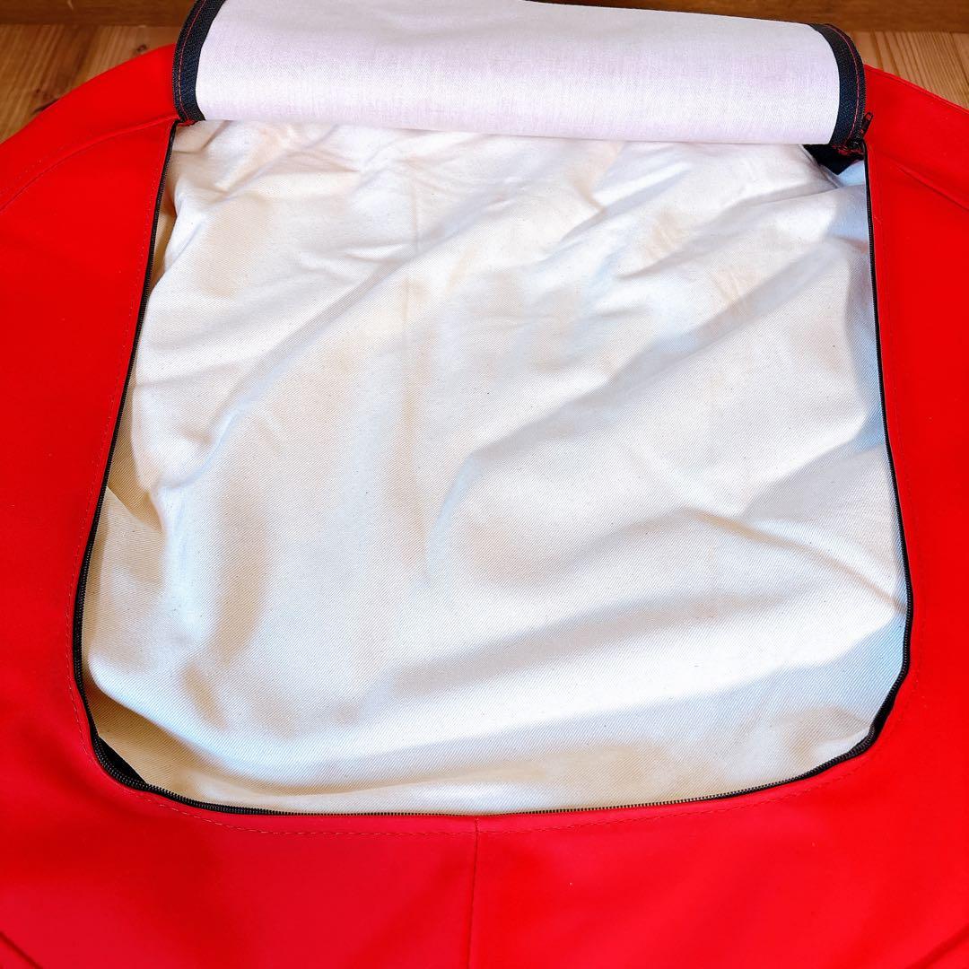 良品】 ligne roset リーンロゼ ビーズクッション ソファ レッド