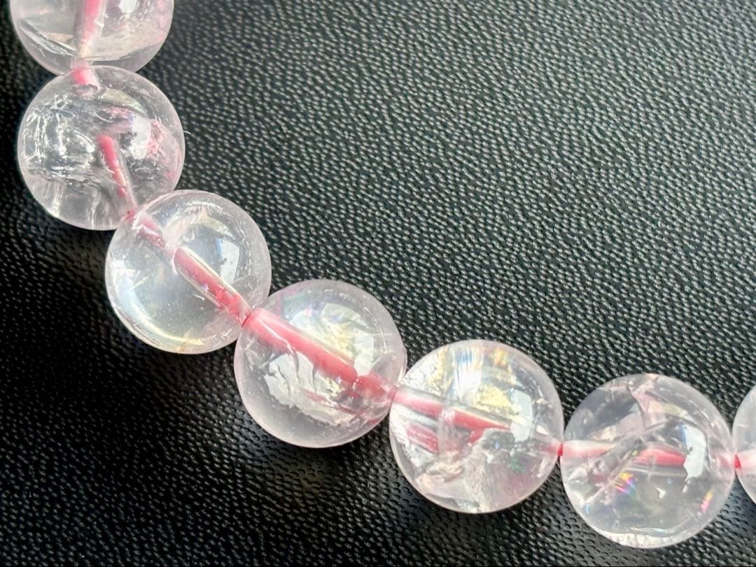 究極品質 虹煌めく愛の守護石 幻のプレミアムアイリスローズクォーツの