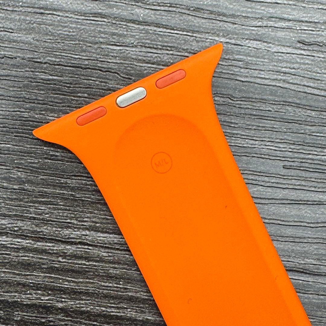 2654 ほほ未使用 Apple Watch エルメス オレンジラバー - メルカリ