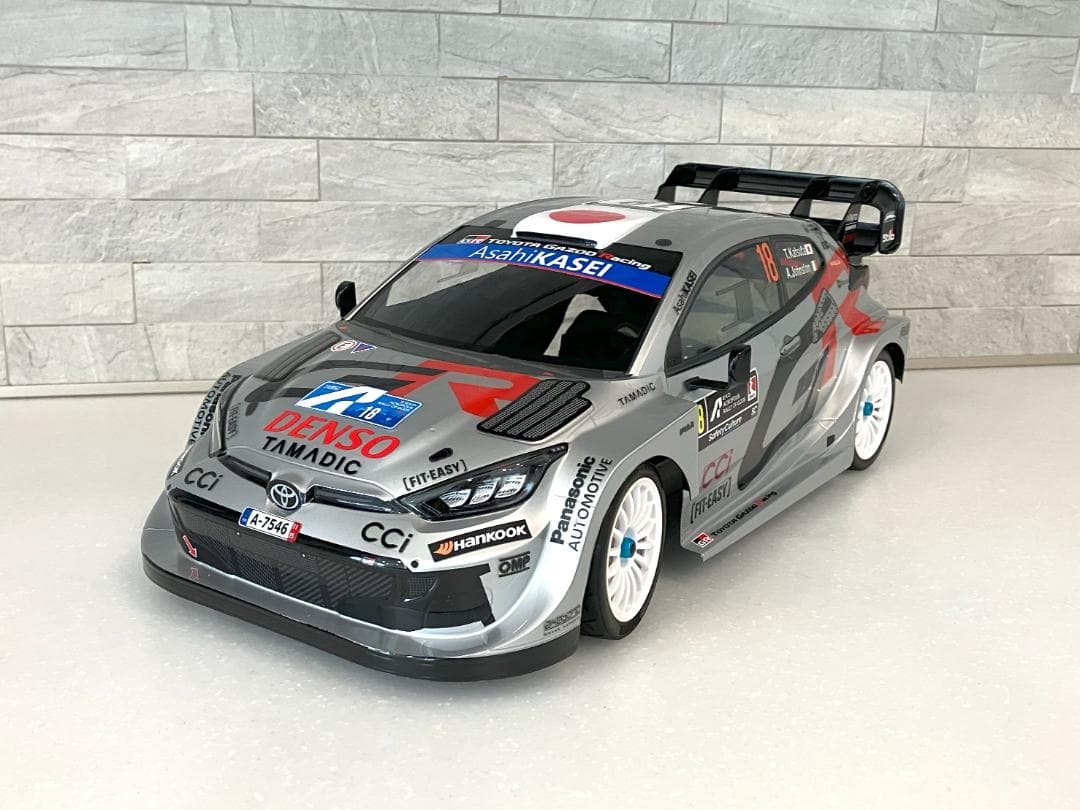 タミヤRCボディ ヤリス WRC2025 ラリーギリシャ・アクロポリス 勝田選手 タミヤRCボディ ヤリス WRC2025 ラリーギリシャ・アクロポリス 勝田