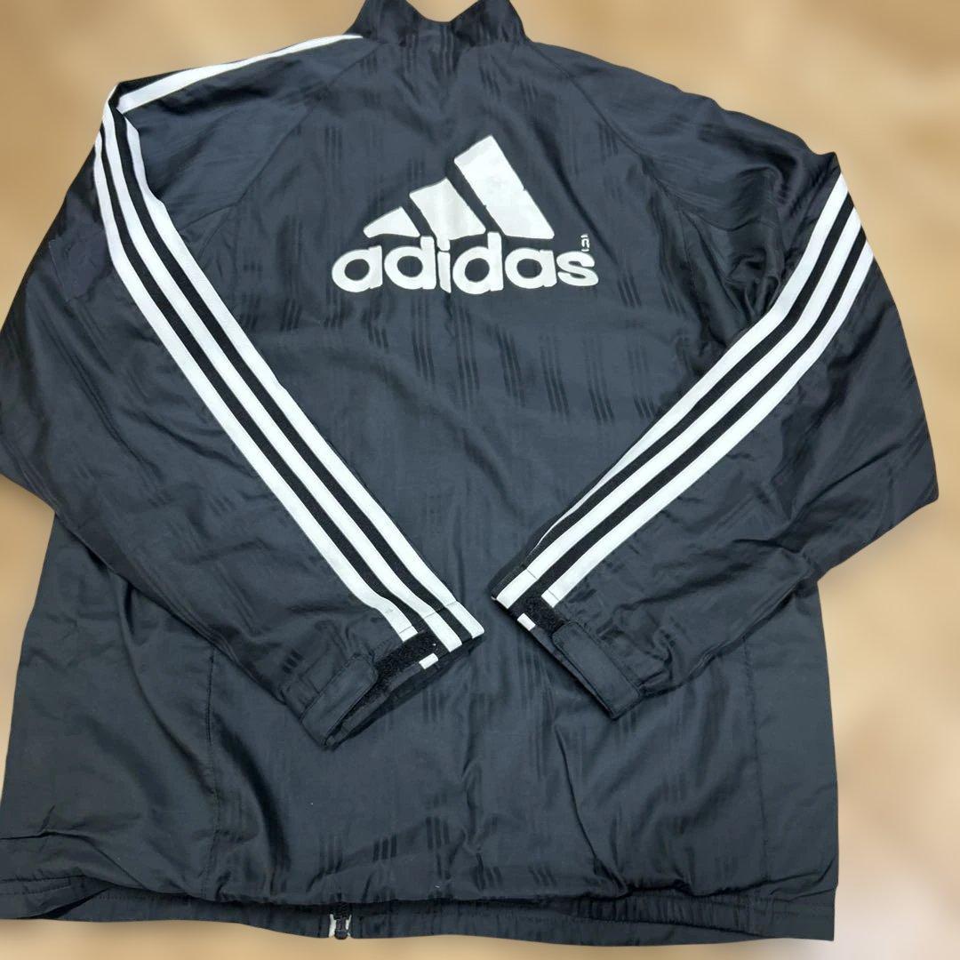 adidas CLIMAPROOF ウィンドブレーカー 黒 - メルカリ