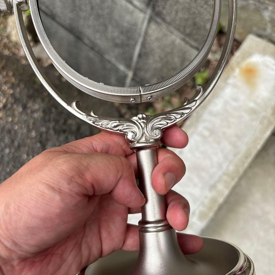 資生堂 スタンドミラー 鏡 花椿 SHISEIDO 昭和レトロ 記念品 化粧