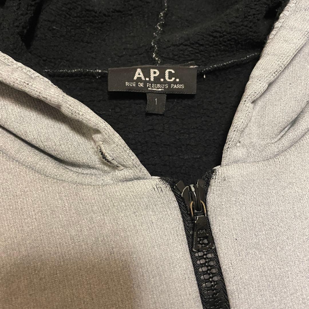 A.P.C. ETE 1999 コーティング加工 ZIPフーディー A.P.C.