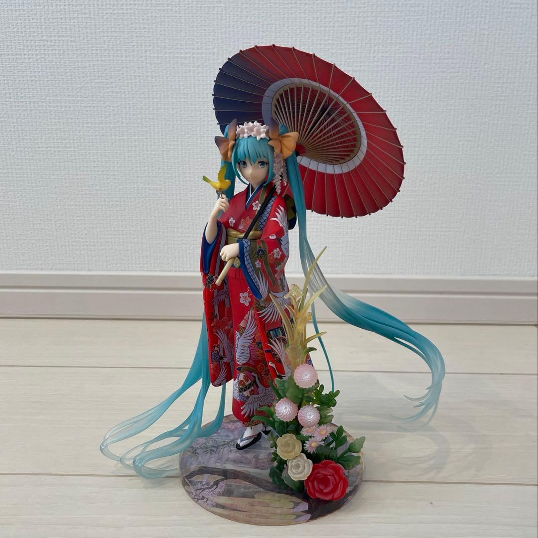 初音ミク 花色衣 1/8フィギュア ストロンガー 和服 ストロンガー 初音ミク ～花色衣～ 1/8 完成品フィギュア 買取しました