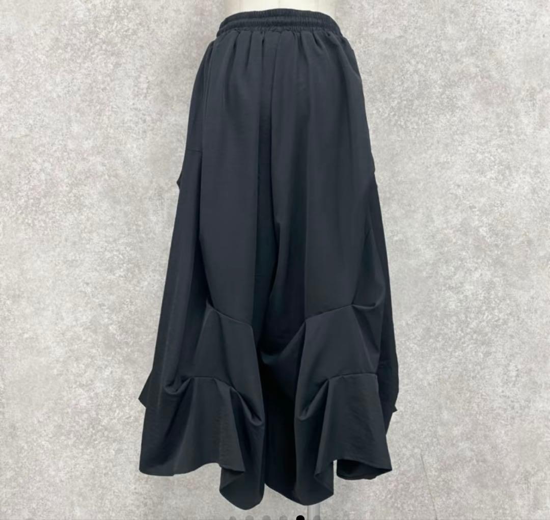 ぞうねこちゃんねる ASYMM ピントリックスパンツブラック Lサイズ