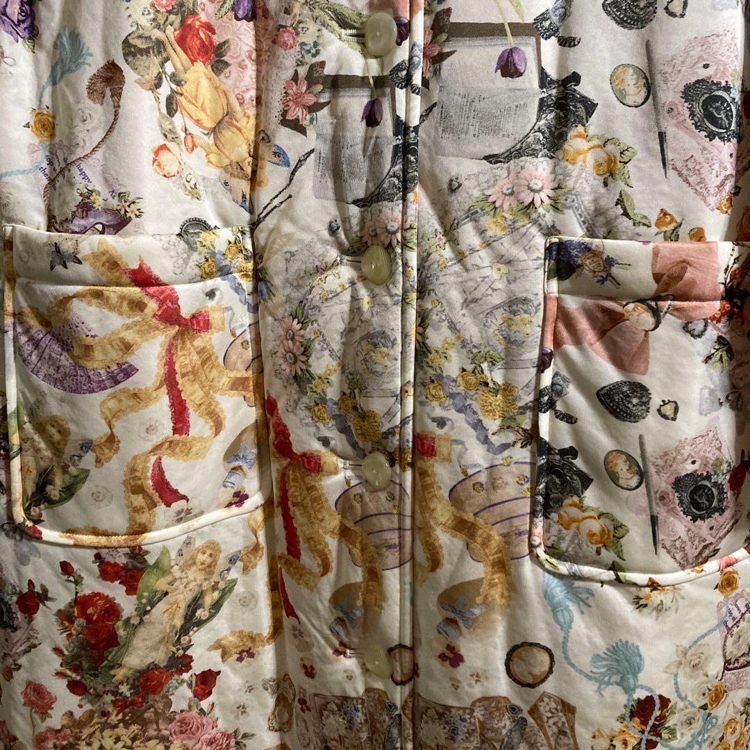 TUNIC 鴨居羊子 TUNIC ルームウェア ロングガウン 天使柄