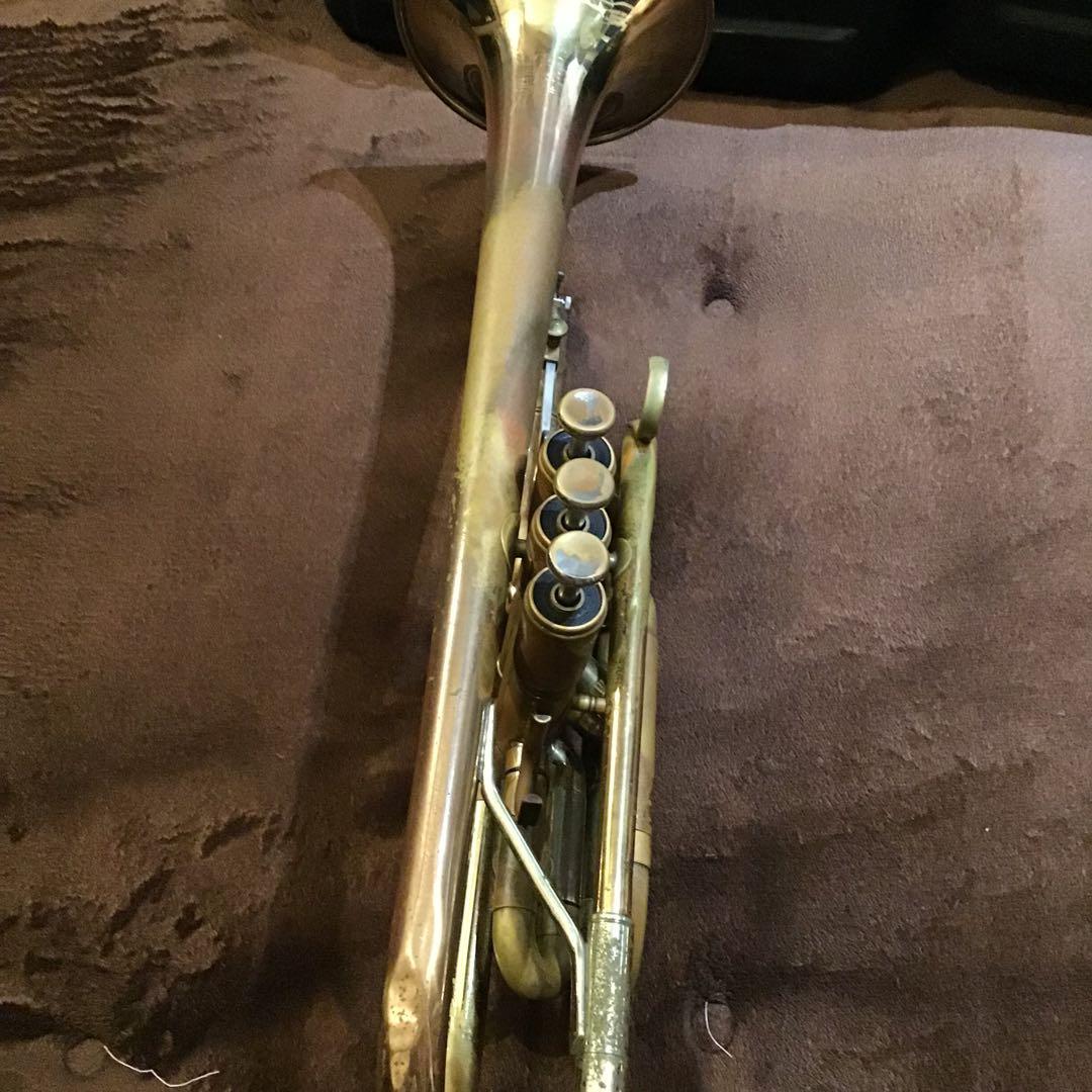 f)KING 603 コルネット キング ピストン、抜き差し管動作良好