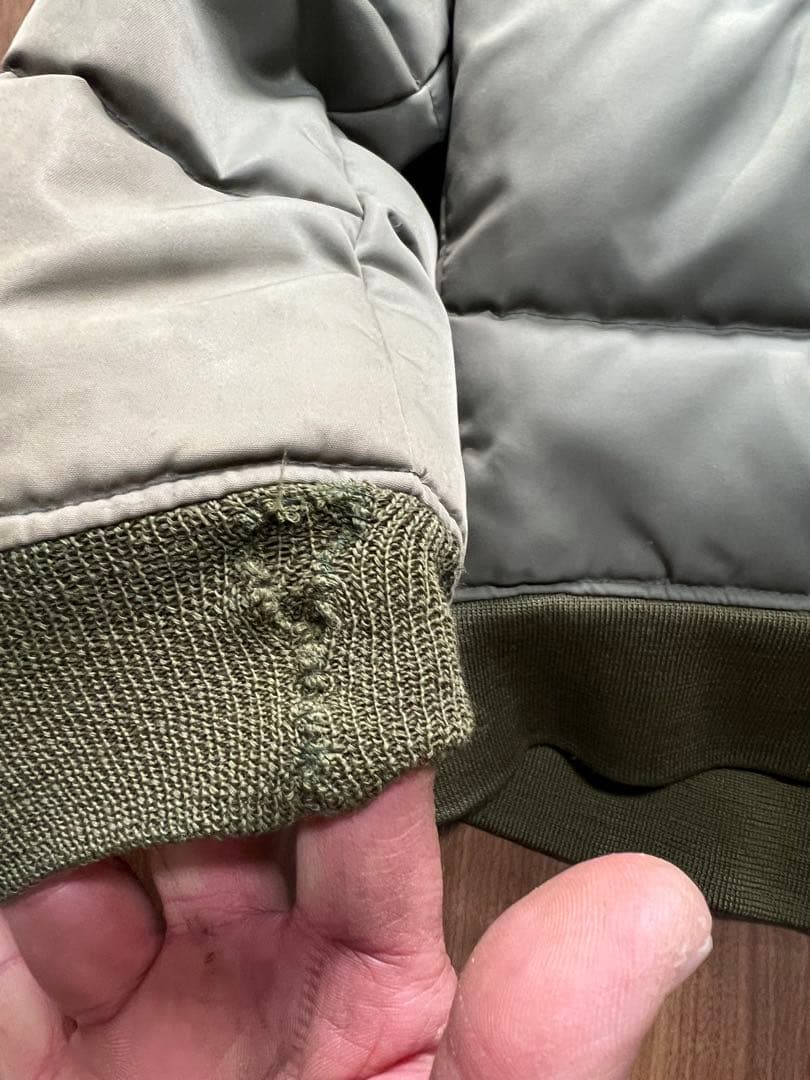 エヴィス 道楽 オリーブグリーン MA-1ジャケット サイズ38