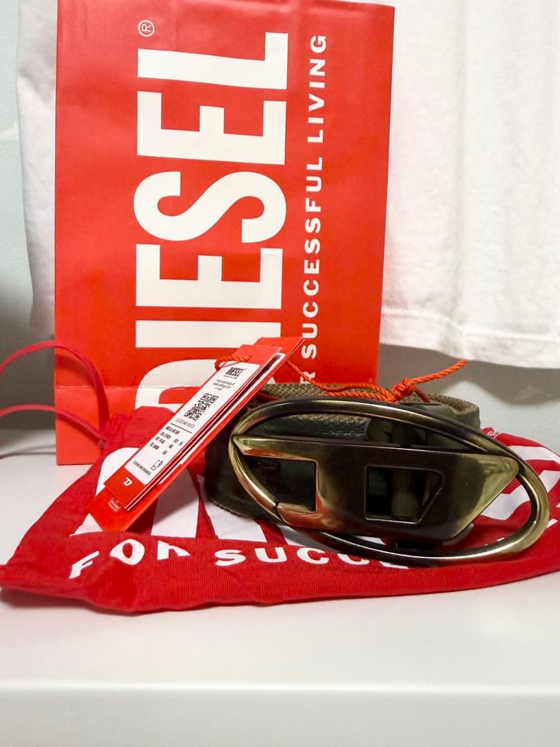 DIESEL オリーブ カーキ ベルト 楽天市場】DIESEL ディーゼル メンズレザーベルトブラック オリーブ