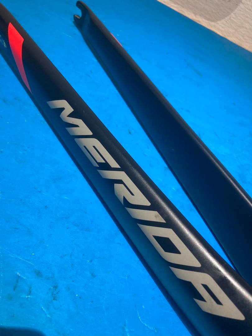 ❌☆美品メリダ SCULTURA400フルカーボンフロントフォークヘッドパーツ