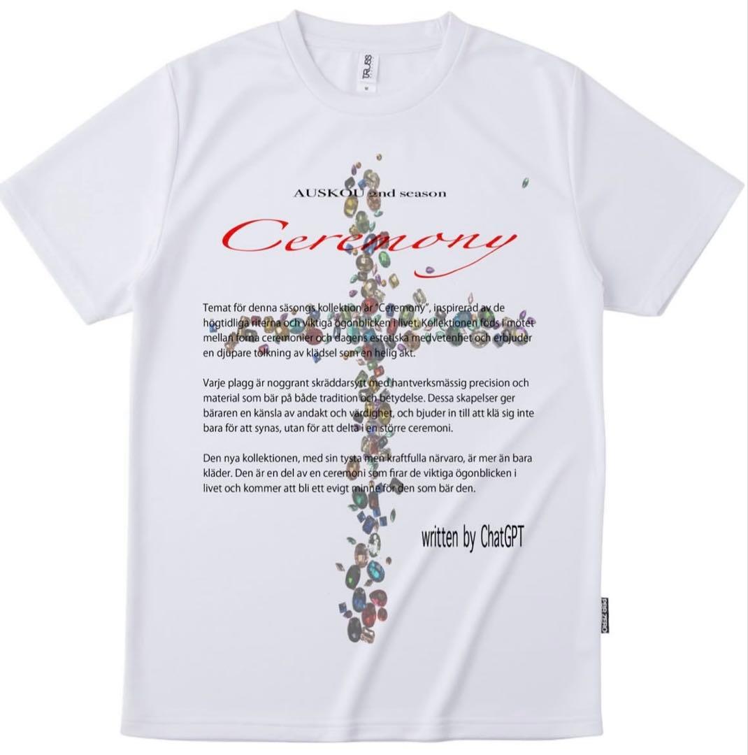 【AUSKOU】 'Ceremony' STAFF tee Staff Tee | XX LAB RECORDS