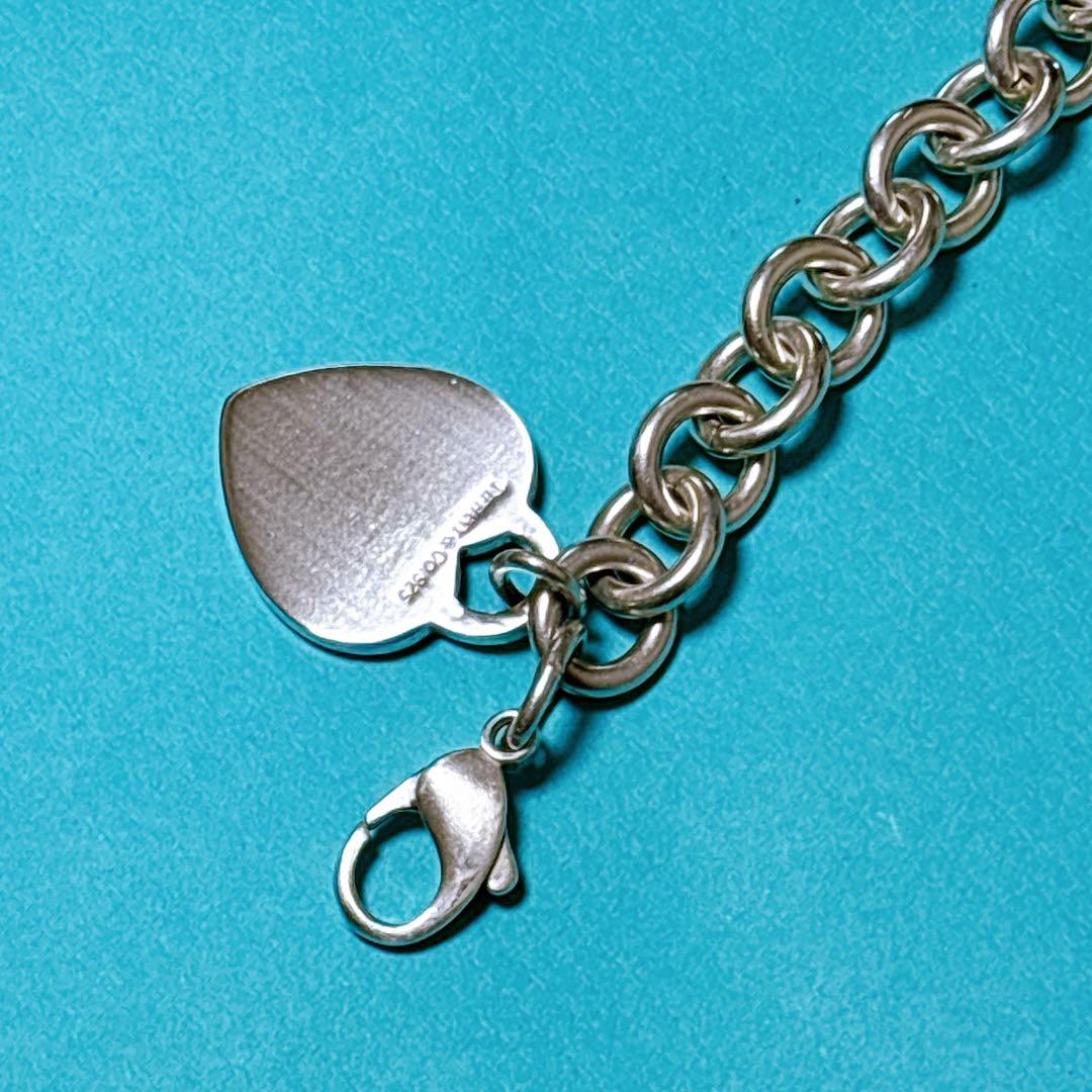 【美品】19.3cm ティファニー ハートタグ ブレスレット SV925