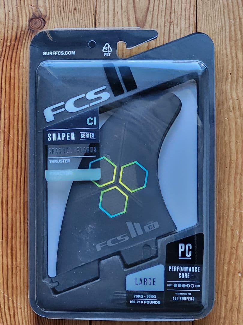 ＜新品・送料込み＞ FCSⅡ CI チャンネルアイランズ トライフィン黒 L FCS FCS2 AM PC+AIRCORE THRUSTER TRI FIN / FCSII エフシーエス2
