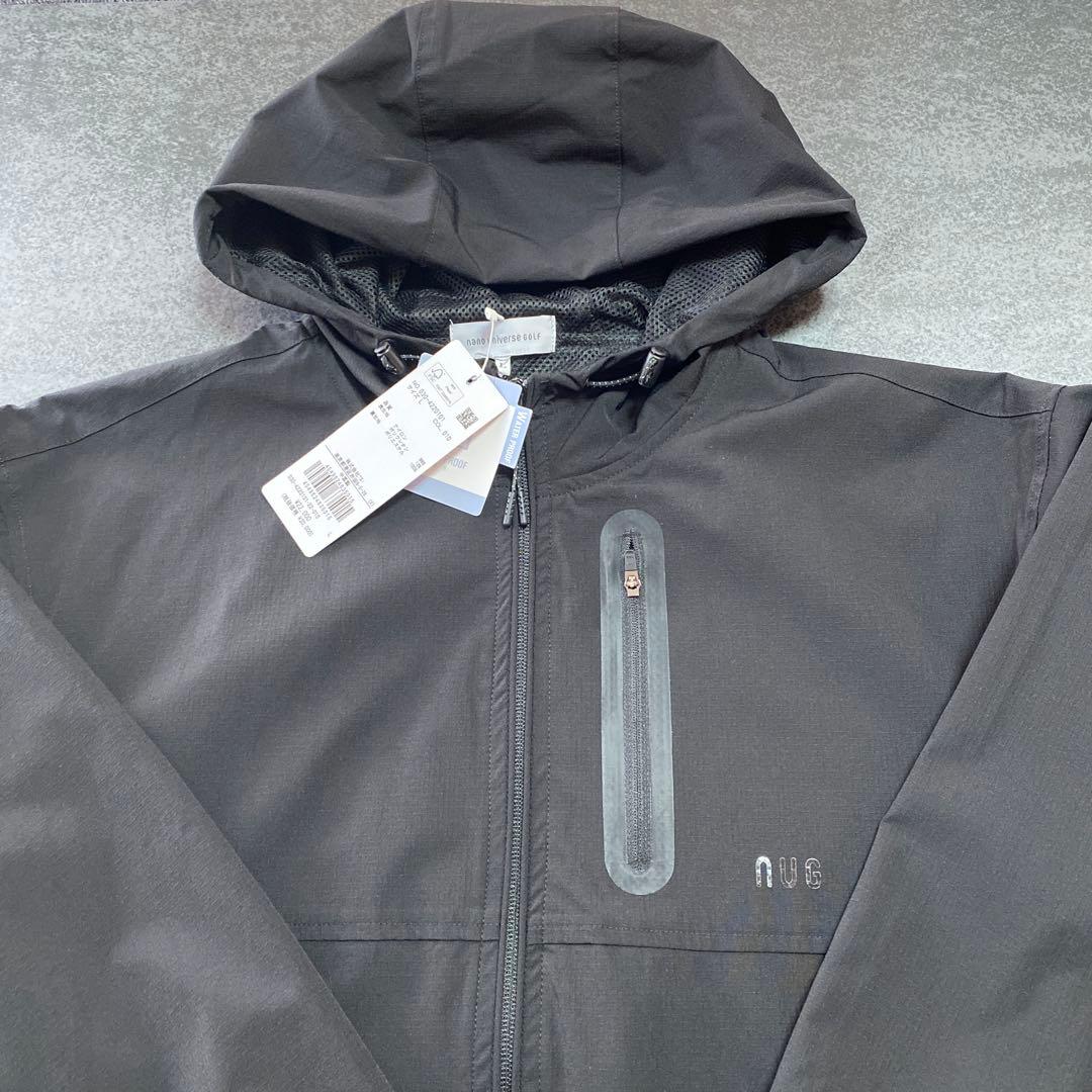 新品未使用】ナノユニバース ゴルフ 撥水 ナイロンリップ フード